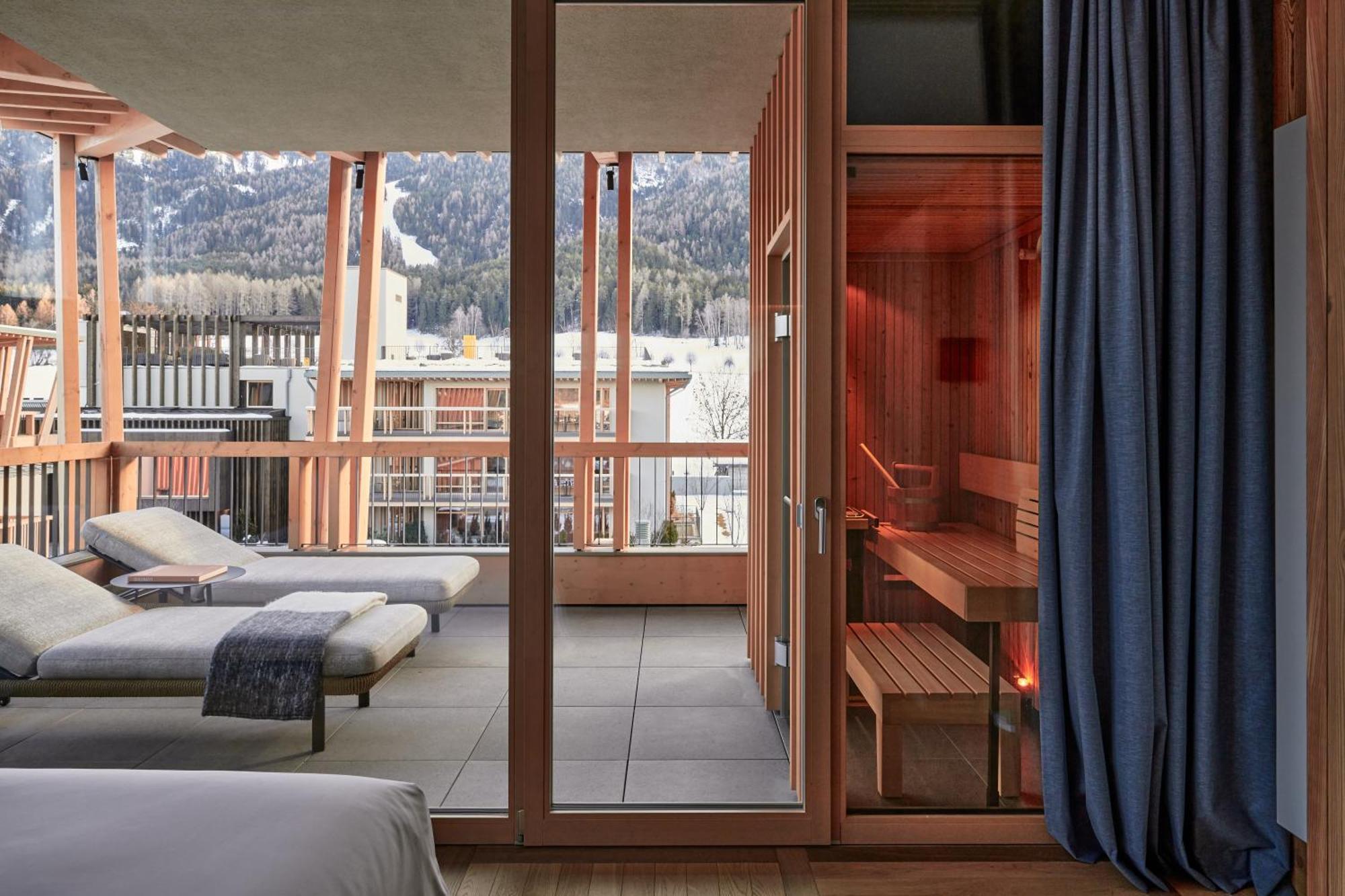 Falkensteiner Hotel Kronplatz - The Leading Hotels Of The World (Adults Only) Riscone Exterior photo Sauna